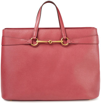 Gucci Bright Bit Etched Leather Large Convertible Tote