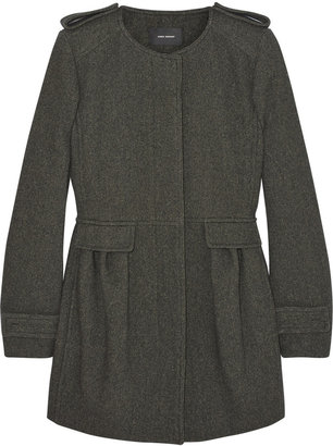 Isabel Marant Zoya wool and cotton-blend coat