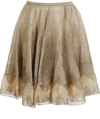 Azzedine Alaia 7504 Azzedine Alaia Short Raffia Skirt