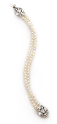Ben-Amun Dual Strand Imitation Pearl Bracelet