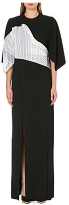 Chalayan Panelled stretch-crepe gown