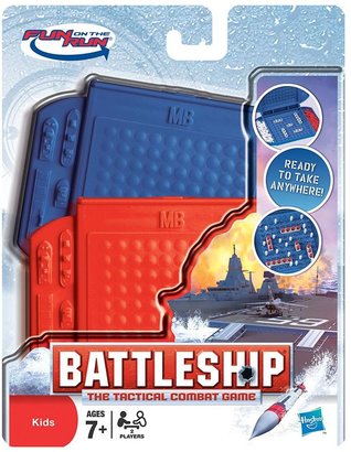 Hasbro fun on the run battleship travel game