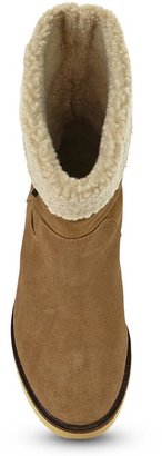 Lacoste Ansell Faux Shearling Cuff Boots