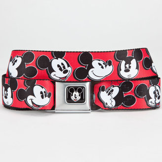 BUCKLE-DOWN Mickey Mouse Face Buckle Belt