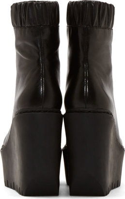Opening Ceremony Black Leather Luna Boot