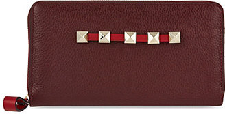 Valentino Studded zip wallet