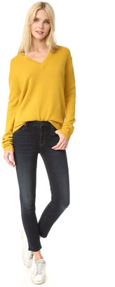 Mother The Cropped Looker Skinny Jeans