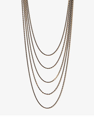 Forever 21 Multi-Strand Chain Necklace