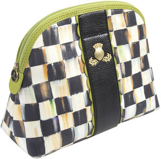 Mackenzie Childs MacKenzie-Childs - Courtly Check Cosmetic Case - Chartreuse