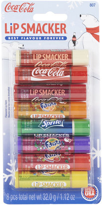 Topshop Six different flavoured coca-cola lip smacker lipbalms in a keepsake tin, to nourish and moisturise lips.  treat your lips with different flavours and tastes; perfect as a gift.