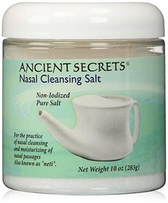 Ancient Secrets Nasal Cleansing Salt Jar 10 oz Salt