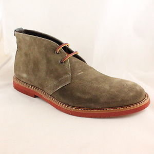 Hudson Mens Redfield Desert Boot Grey Suede - Ankle Boots - Size 7