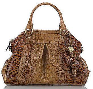 Brahmin Toasted Almond Collection Louise Rose Satchel