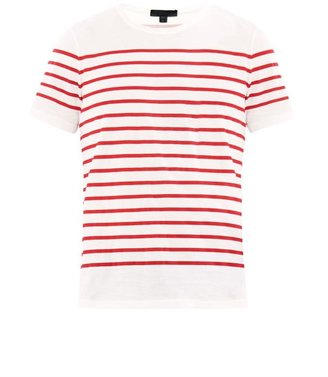 Burberry Striped cotton T-shirt