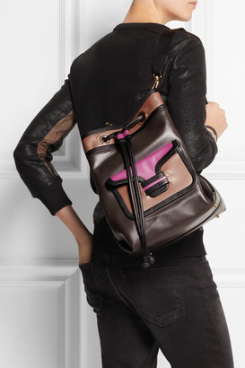 Pierre Hardy Color-block leather shoulder bag