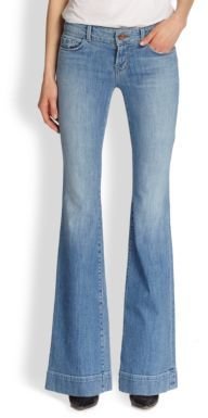 J Brand Low-Rise Flare Jeans