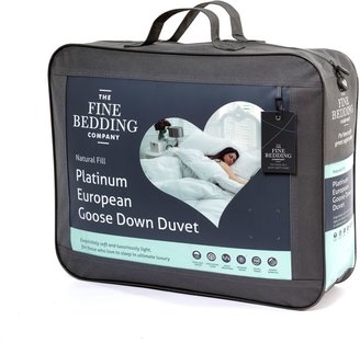 Fine Bedding Company Platinum goose down 10.5 tog duvet
