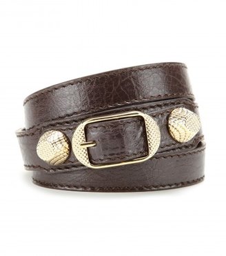 Balenciaga Giant Leather Bracelet