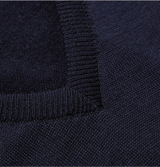 John Smedley Kendal V-Neck Merino Wool Sweater