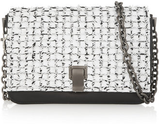 Proenza Schouler Courier small two-tone leather shoulder bag