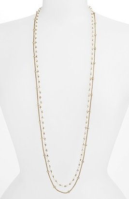 Anne Klein Long Double Strand Necklace