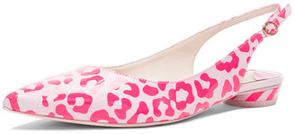 Sophia Webster Tyra Patent Leather Leopard Flats