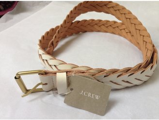 J.Crew White Leather Belt
