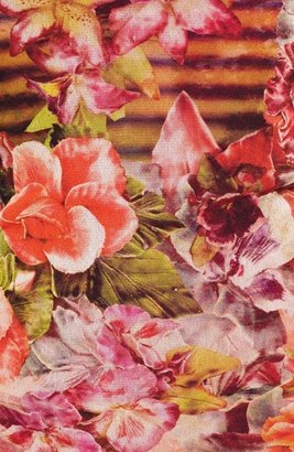 Jean Paul Gaultier Floral Print Tulle Top