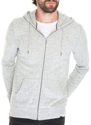 Burton Grey nep zip up hoodie