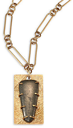 Kelly Wearstler Pyrite Pendant Necklace
