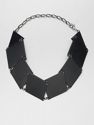 Bliss Lau Concealed Diamond Plaque Necklace