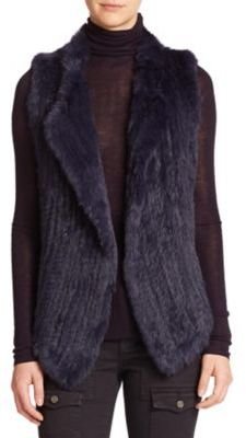 Joie Andoni Rabbit Fur Vest