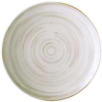 OKA Vortex Swirl Glaze Side Plate - White