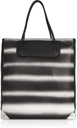 Alexander Wang Prisma watersnake and leather tote