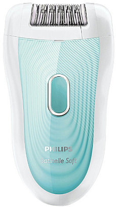 Philips SatinSoft wet/dry epilator with exfoliation brush - for Men