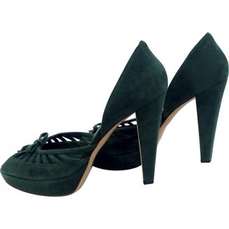 Gucci Emerald Platform Sandals