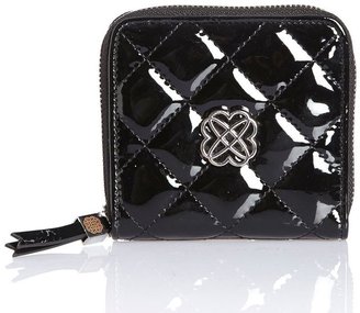 Morgan Small quilted purse with metal logo