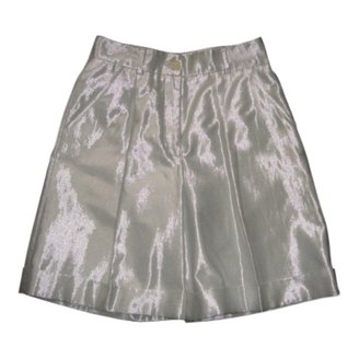 Fendi Silver Shorts