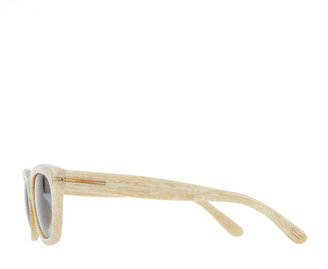 Tom Ford Snowdon Hollywood Sunglasses, White