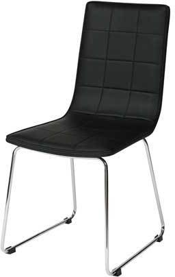 Emporia Pair of Dining Chairs - Black.