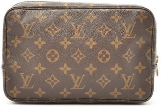 Louis Vuitton Pre-Owned: brown monogram canvas 'Trousse de Toilette 23' pouch