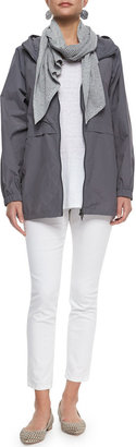 Eileen Fisher Hooded Weather-Resistant Anorak Jacket