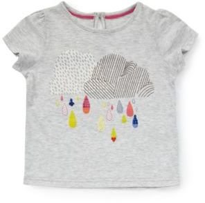 Marks and Spencer Raindrop Girls T-Shirt with StayNEWTM (1-7 Years)