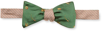 Brooks Brothers Houndstooth Reversible Bow Tie