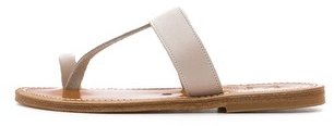 K. Jacques Diane Toe Ring Flat Sandal
