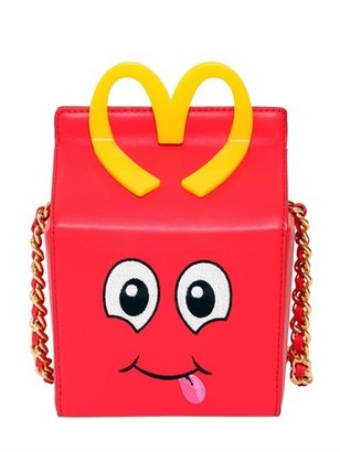 Moschino Happy Meal Leather Shoulder Bag