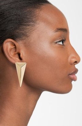Deux Lux Robert Rose Triangle Stud Earrings
