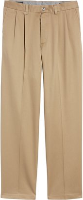 Nordstrom 'Classic' Smartcare(TM) Relaxed Fit Double Pleated Cotton Pants