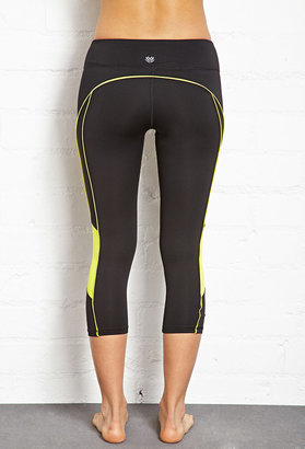 Forever 21 FOREVER21 ACTIVE Piped Running Capris
