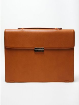 Porter Men’s Tan Leather Briefcase